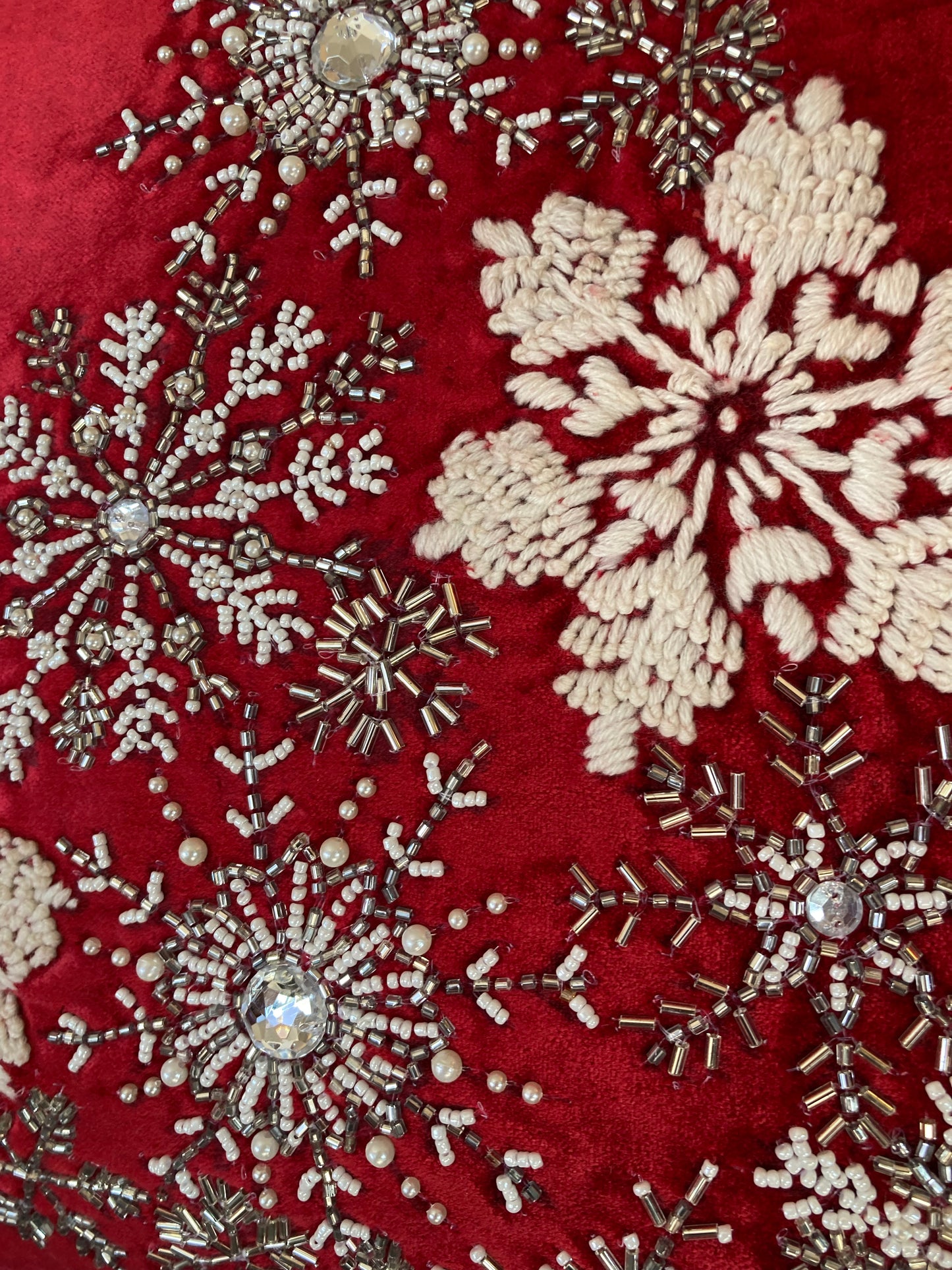 Snowflake Tree Cushion