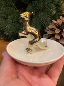 Gold Kangaroo Mini Plate