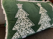 Load image into Gallery viewer, Green Christmas Tree Pillow