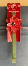 Load image into Gallery viewer, Red Poinsettia Wreath Hanger