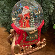 Load image into Gallery viewer, Sleigh Snow Globe