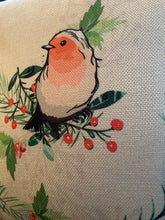 Load image into Gallery viewer, Bird and Berry Pillow