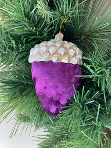 Purple Acorn Decoration