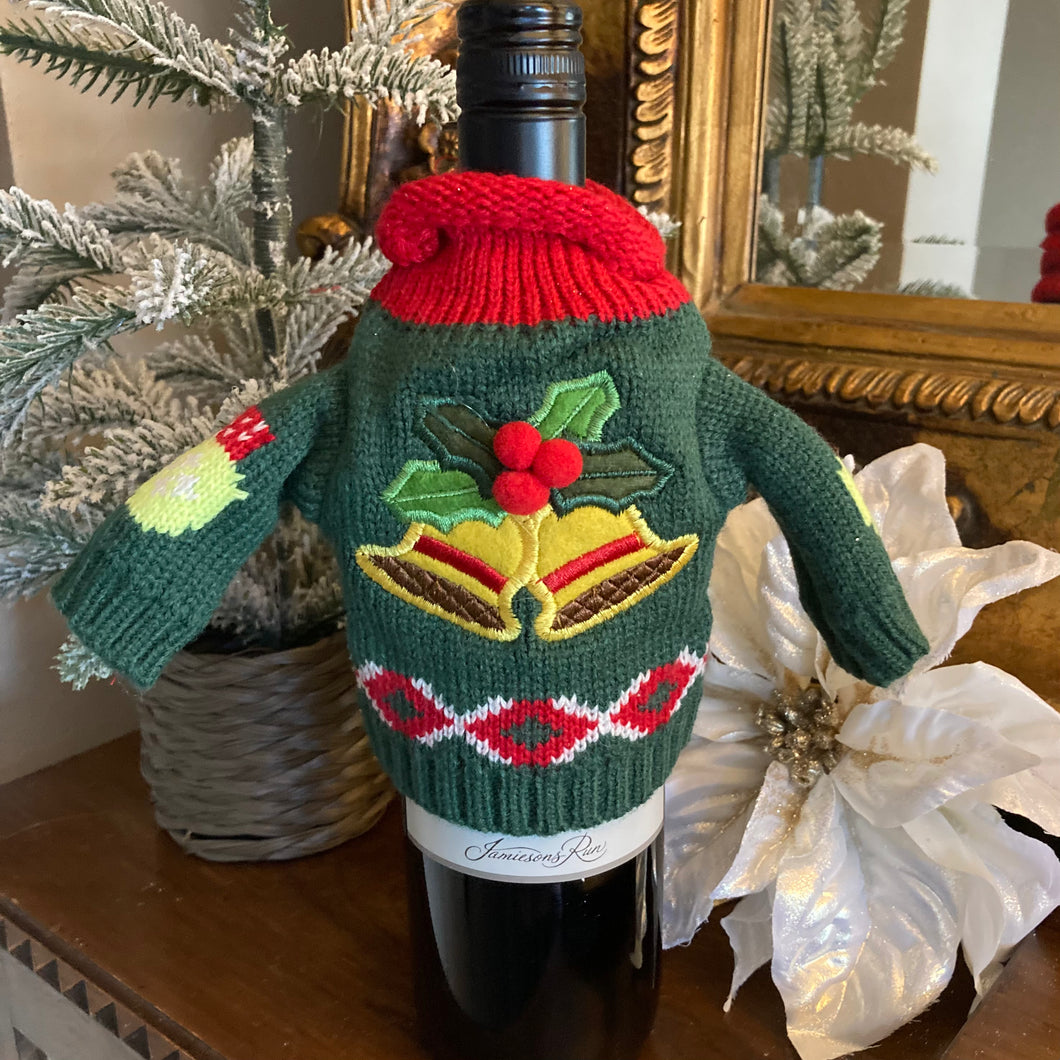 Knitted Wine Bottle Jumper