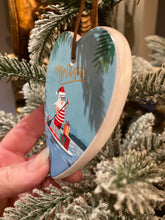 Load image into Gallery viewer, Paddle Board Santa Heart