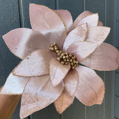 Soft Pink Velvet Lily Flower