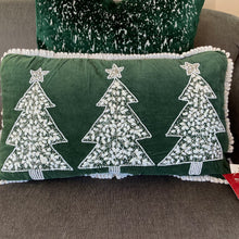 Load image into Gallery viewer, Green Christmas Tree Pillow