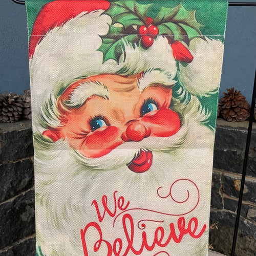 We Believe In Santa Flag