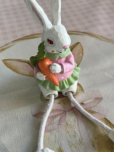 Dangle Leg Bunny Pink