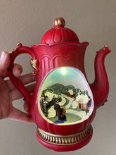 Load image into Gallery viewer, Red Musical Tea Pot LED