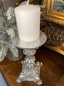 Silver Candle Holder