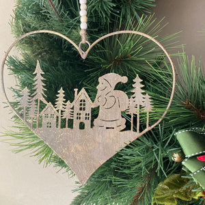 Santa Heart Hanger