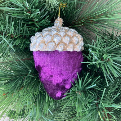 Purple Acorn Decoration