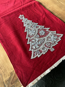 Red Velvet Table Runner