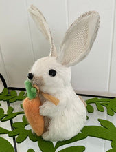 Load image into Gallery viewer, White Straw Bunny