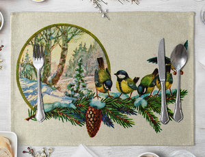 Vintage Bird Placemats