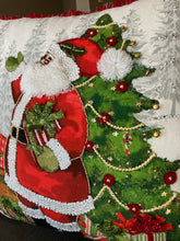 Load image into Gallery viewer, Santa Tree and Sack Pillow