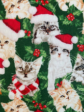 Load image into Gallery viewer, Christmas Pussy Cat Pillow