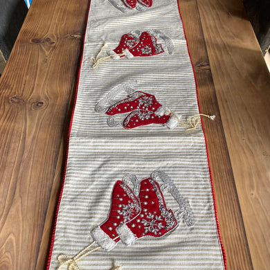 Ice Skate Table Runner