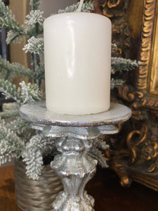 Silver Candle Holder