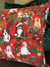 Load image into Gallery viewer, Christmas Dog Pillow