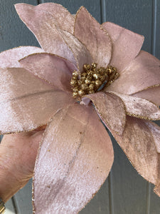 Soft Pink Velvet Lily Flower