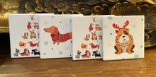 Load image into Gallery viewer, Christmas Dog Coasters