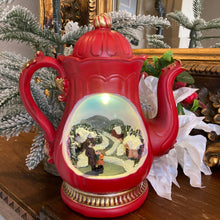 Load image into Gallery viewer, Red Musical Tea Pot LED