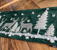 Load image into Gallery viewer, Velvet Beaded Table Runner