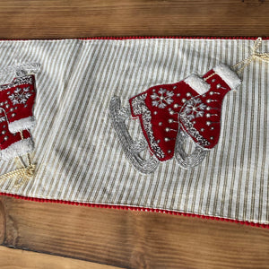 Ice Skate Table Runner