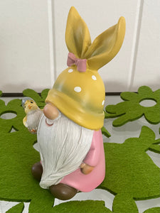 Yellow Hat Bunny Gnome