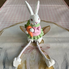 Load image into Gallery viewer, Dangle Leg Bunny Pink