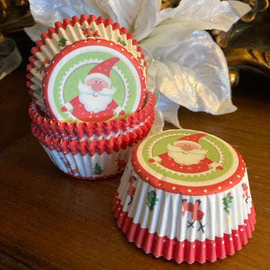 Santa Patty Cake Cups