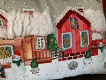 Load image into Gallery viewer, Snow Village Pillow