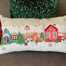 Load image into Gallery viewer, Snow Village Pillow