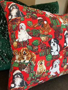 Christmas Dog Pillow