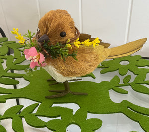 Straw Easter Bird