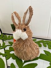 Load image into Gallery viewer, Brown Straw Bunny