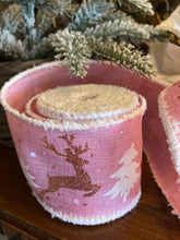 Load image into Gallery viewer, Pink Reindeer Ribbon