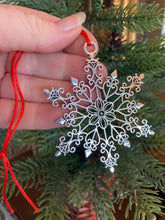 Load image into Gallery viewer, Little Silver Snowflake