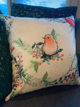 Load image into Gallery viewer, Bird and Berry Pillow