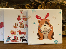 Load image into Gallery viewer, Christmas Dog Coasters