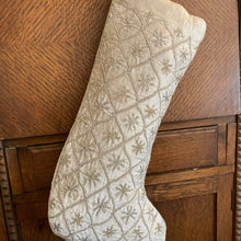 Load image into Gallery viewer, Beaded Snowflake Stocking