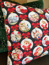 Load image into Gallery viewer, Christmas Cat Pillow