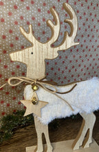 Load image into Gallery viewer, Wooden Deer with Star