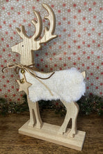 Load image into Gallery viewer, Wooden Deer with Star