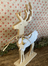 Load image into Gallery viewer, Wooden Deer with Star