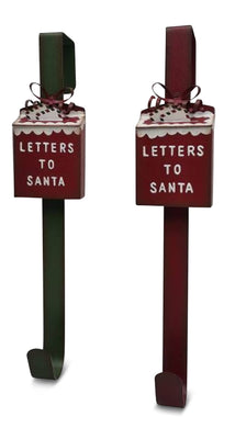 Letters to Santa Wreath Hanger Green