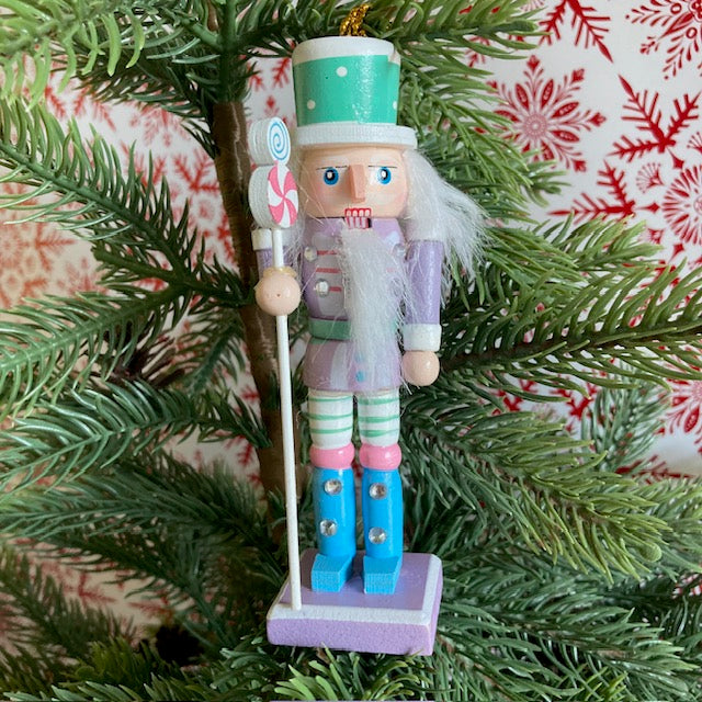 Mauve Nutcracker Decoration