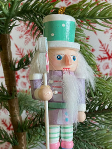 Mauve Nutcracker Decoration